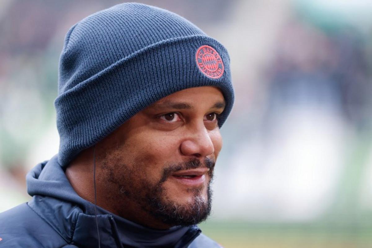 Bayern Munich's Belgian head coach Vincent Kompany arrives prior to the German first division Bundesliga football match between SV Werder Bremen and FC Bayern Munich in Bremen, northern Germany February 14, 2026 Focke Strangmann / AFP